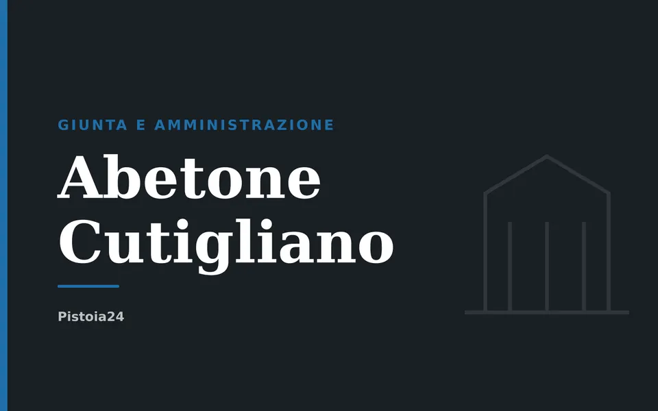 Abetone Cutigliano: Giunta e amministrazione