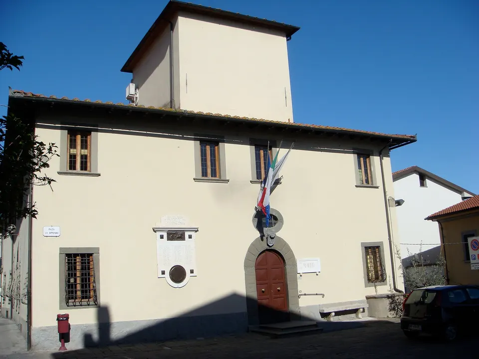 Il Municipio di Pieve a Nievole (Provincia di Pistoia, Italia)